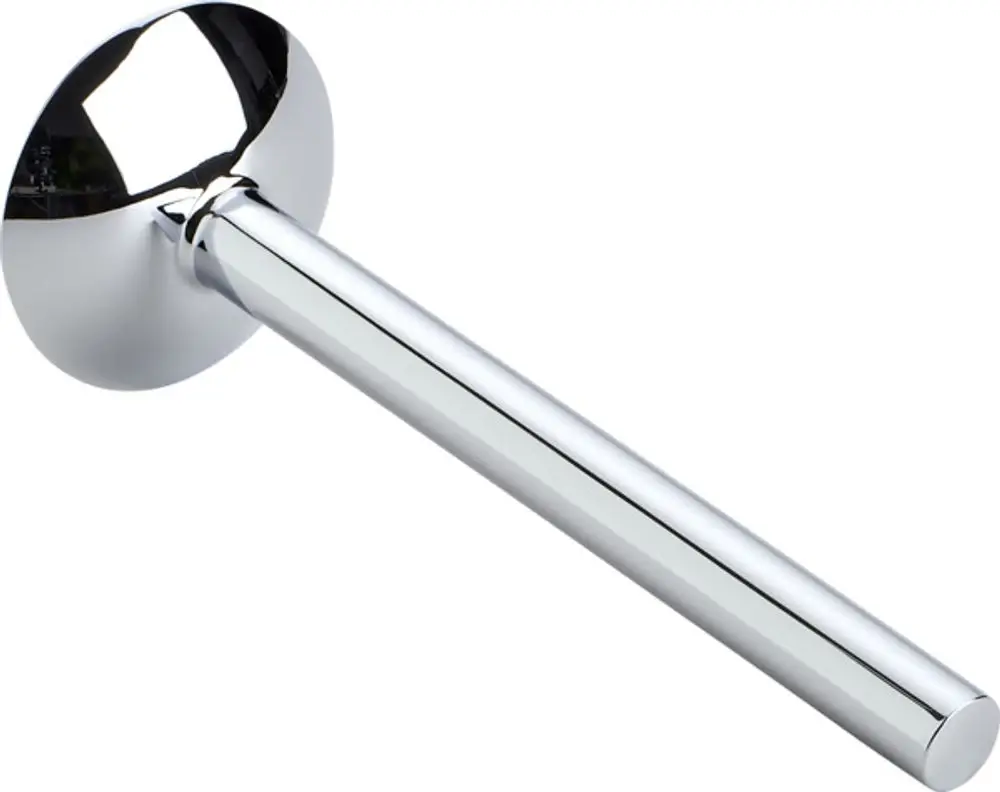 Chromfarbener Griff mit einer runden Basis und einem langen, geraden Griff. Das Produkt stammt von der Marke Ideal Standard.